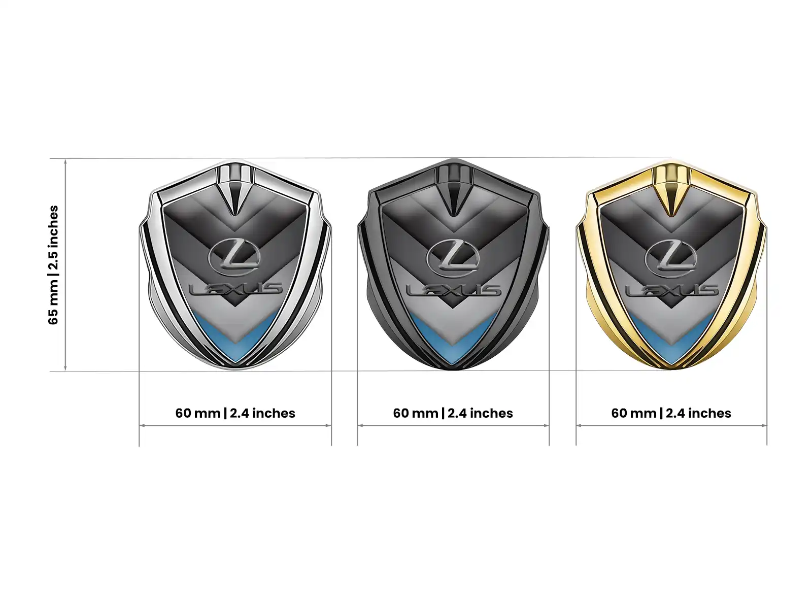 Lexus Metall Emblem Abzeichen Moderner Look High-End